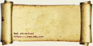 Isidora Aljančić vizit kartica